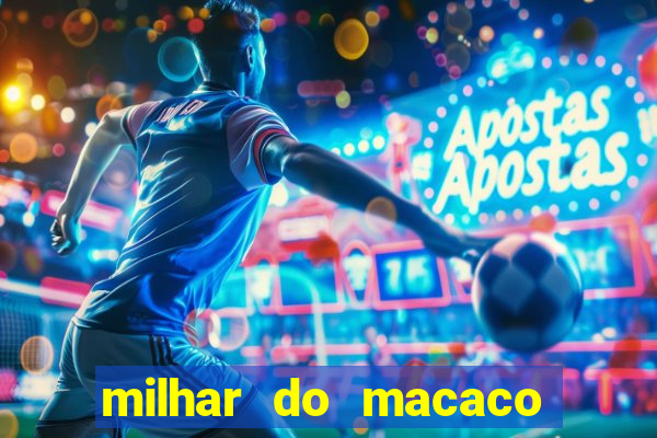 milhar do macaco que mais saem no jogo do bicho